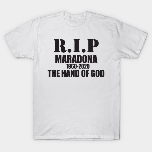 Maradona the hand of god T-Shirt by PIRAKUNENG